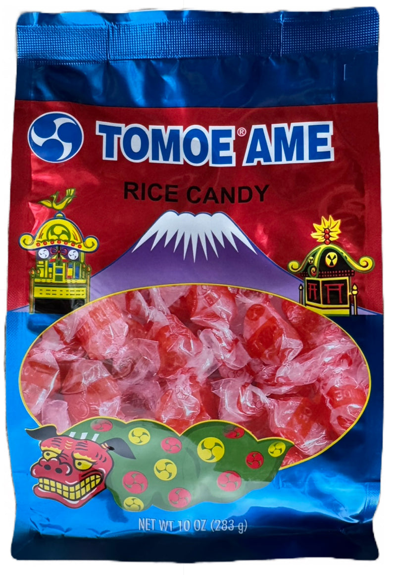 Tomoe Ame Japanese Rice Candy - Authentic 10 oz. Chewy Treats from Japan