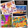 Hawaiian Mahalo Greeting Cards (Choose Design)