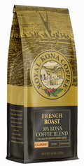 Mezcla de café Royal Kona al 10 % Kona: sabores hawaianos y frescura. Bolsas selladas