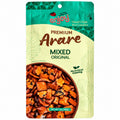 A 7 oz bag of Enjoy Arare Premium Mixed Original Hawai'i Style Rice Crackers, featuring a green and cream package with a photo of the golden-brown crackers at the bottom.