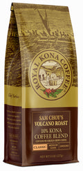 Mezcla de café Royal Kona al 10 % Kona: sabores hawaianos y frescura. Bolsas selladas