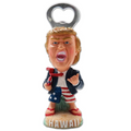 4-inch Trump dashboard bobblehead with money and “Hawaii” base – poly resin figure with adhesive mount