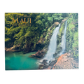 A 2027 calendar featuring a scenic photograph of a waterfall in Maui, The Valley Isle, with the text '2021 Calendar MAUI THE VALLEY ISLE' in the top left corner.