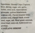 Ono Gourmet Hawaiian Giant Shrimp Chips with Furikake XL