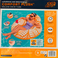 H2OGO! Comfort Plush Deluxe Swim Tube Pool Float – Velvet Soft Lounger