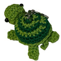 Handmade Crochet Turtle Keychain - Unique Honu Turtle Keyring, 3" x 3" - Perfect Gift or Bag Charm