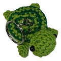 Handmade Crochet Turtle Keychain - Unique Honu Turtle Keyring, 3" x 3" - Perfect Gift or Bag Charm