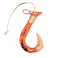 da Hawaiian Store Hand-Carved Wooden Makau Fish Hook with Maui Design