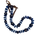 da Hawaiian Store Lei Necklace of Kukui Nuts and Mongo Shell w/ Wood Disc