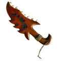 Hawaiian Store Handcarved Wood Polynesian Short Pahoa Spear Knife Decorative Replica