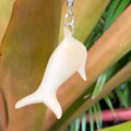 da Hawaiian Store Dolphin "Nai'a" Key Chain Hand Carved Wood