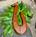 da Hawaiian Store Large Handcarved Wooden Makau Fish Hook