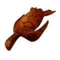 Hawaiian Store Hand Carved Wood Honu Turtle (Choose Size)