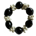 Kukui Nut Bracelet with White Mongo Shells