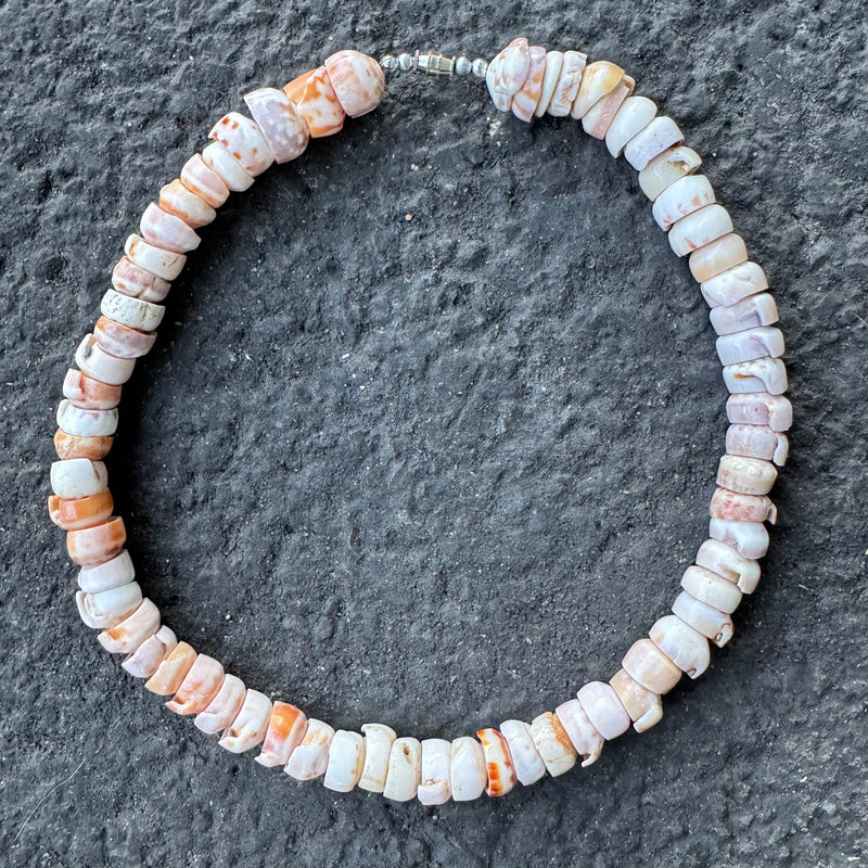 da Hawaiian Store Handmade Large Cone Shell Choker Necklace – Genuine Puka Shell Jewelry, 18" or 20"