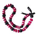 Hawaiian Store Valentine's Kukui Nut Lei - Shell or Wood Accents (Choose)