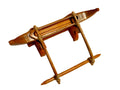 Handcrafted Wooden Outrigger Canoe Model with Stand – 9" Decorative Display Piece