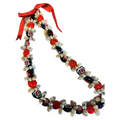 Hawaiian Store Valentine's Kukui Nut Lei - Shell or Wood Accents (Choose)