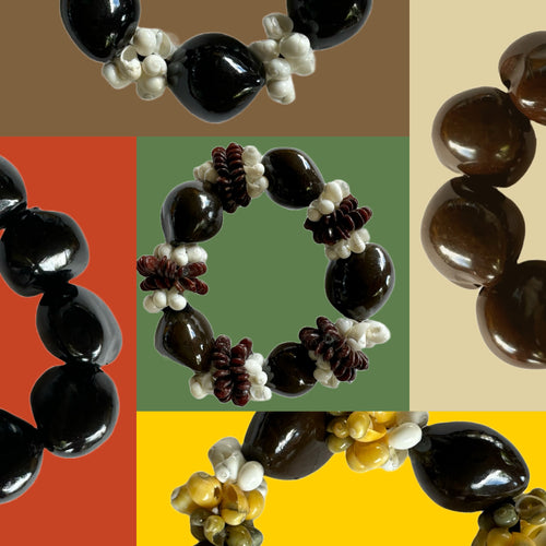 Multiple Kukui Nut Bracelets