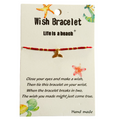 da Hawaiian Store Life is a Beach Honu Turtle Wish Bracelet" (Choose Color)