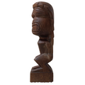 Hand-Carved 12" Wood Tikis – Unique Polynesian Decor from Hawaiian Store