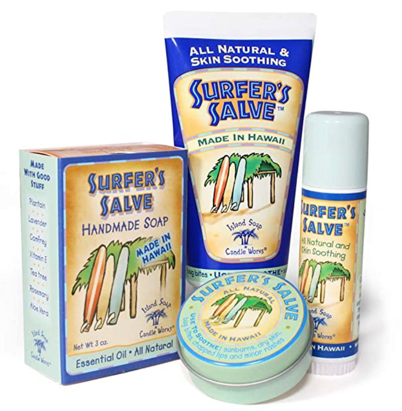 Island Soap & Candle Works Surfer's Salve Variety Set