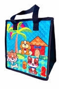 Hawaiian Themed Reusable Insulated Eco Lunch Bag - Aloha Beach Designs