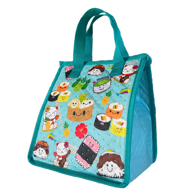 Hawaiian Themed Reusable Insulated Eco Lunch Bag - Aloha Beach Designs