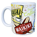 Islander Hawaiian Themed Coffee Tea Mug (8 Designs)