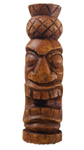 Hand-Carved 8" Wood Tikis – Unique Polynesian Decor from Hawaiian Store