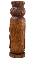 Hand-Carved 8" Wood Tikis – Unique Polynesian Decor from Hawaiian Store