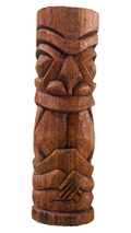 Hand-Carved 8" Wood Tikis – Unique Polynesian Decor from Hawaiian Store