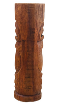 Hand-Carved 8" Wood Tikis – Unique Polynesian Decor from Hawaiian Store