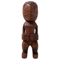 Hand-Carved 8" Wood Tikis – Unique Polynesian Decor from Hawaiian Store