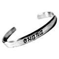 Hawaiian Custom Made Aluminum Cuff Bracelet Ohana