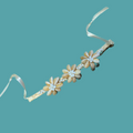 Beachy Shell Flower on Natural Cord (Choose from Necklace or Bracelet)