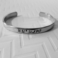 Hawaiian Custom Made Aluminum Cuff Bracelet Kuuipo