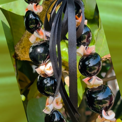 da Hawaiian Store Kukui Nut Lei with Shells