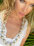 da Hawaiian Store Braided Bubble Shell and Kukui Wedding Lei